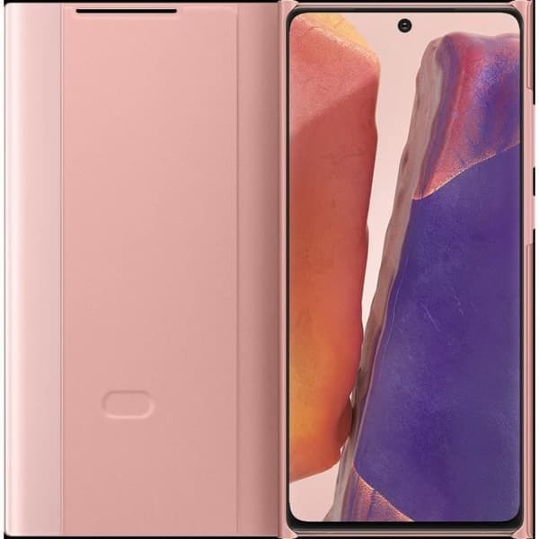 Etui Clear view bronze Note20