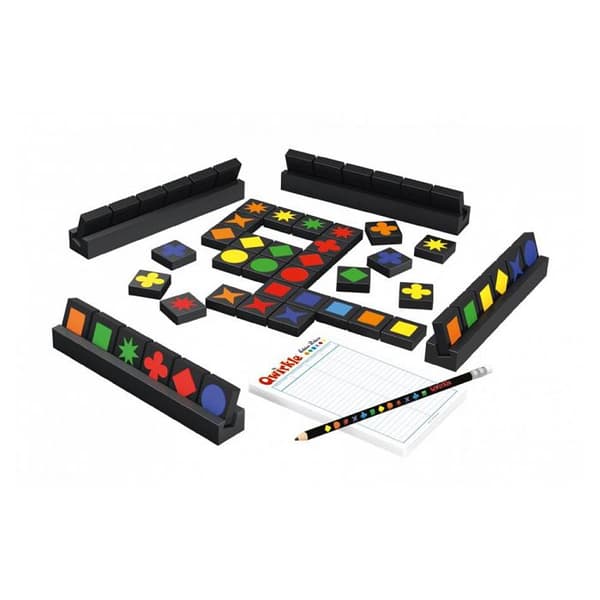 Klassiskt spel Iello Qwirkle Deluxe Edition Vit