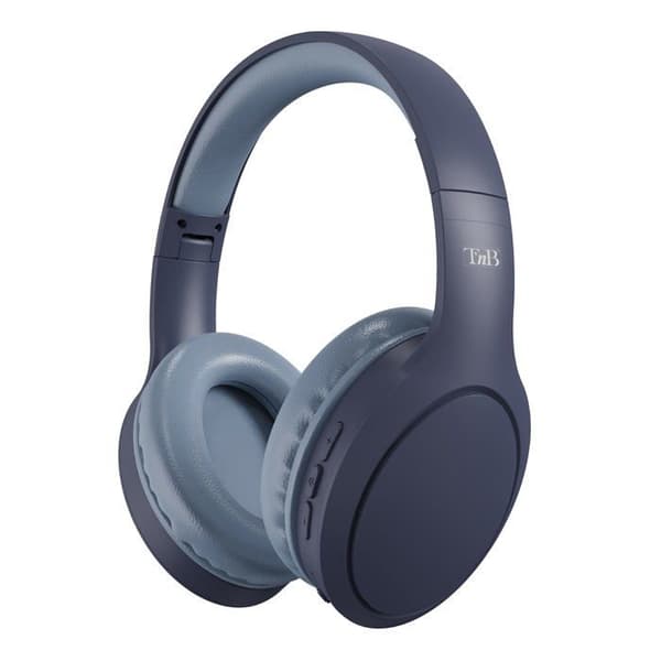Bluetooth-hörlurar - T'nB - Tonality Max - Trådlös - Svettavvisande - Över-örat Blå