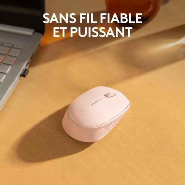 Mus - Trådlös - Logitech - M171 - Rosa - Ambidextrisk Ros