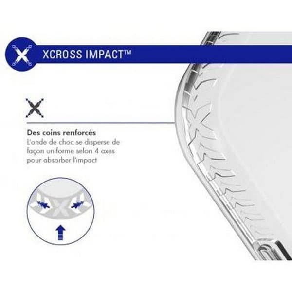 Forcecase iPhone 15 förstärkt fodral Transparent Transparent