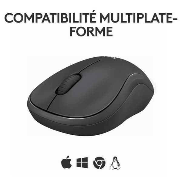 Mus - Trådlös - Logitech - M240 Silent - Grafit Grafit