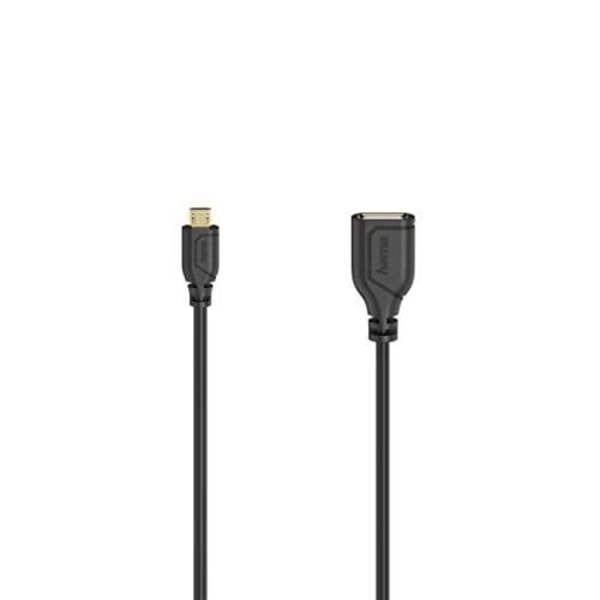 ''FLEXI-SLIM'' MICRO-USB OTG-KABEL, USB 2.0, 480 MBIT-S, 0,15 M HAMA 0