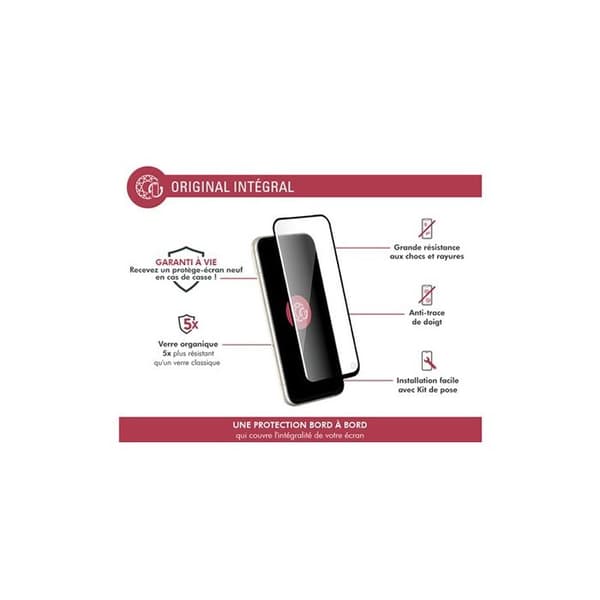 Original Forceglass 2.5D skärmskydd för Google Pixel 8A Transparent Transparent