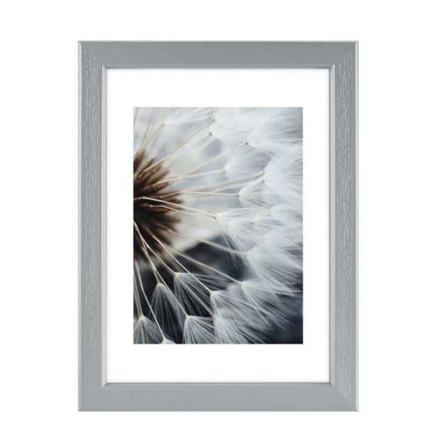 Fotoram i plast "Breeze", grå, 13 x 18 cm