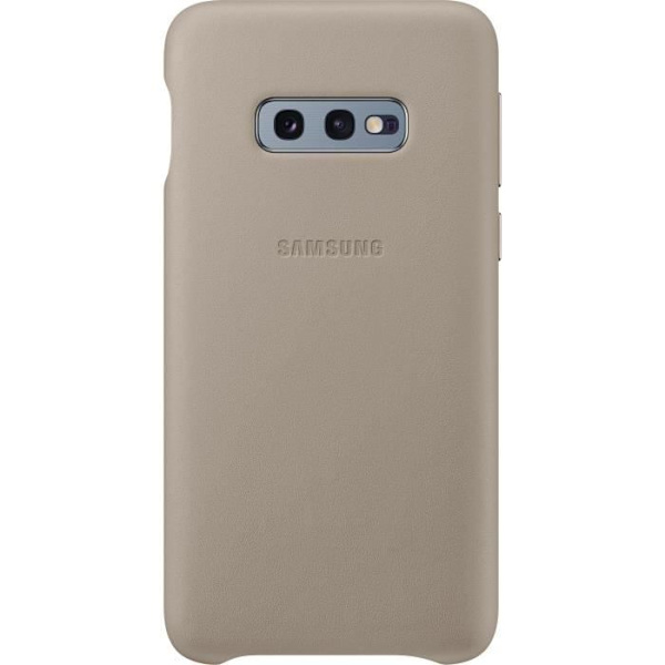Samsung Läderfodral S10e - Grå Grå