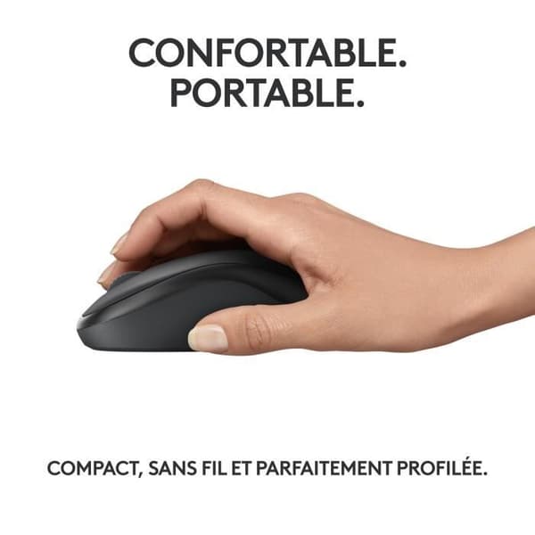 Mus - Trådlös - Logitech - M240 Silent - Grafit Grafit