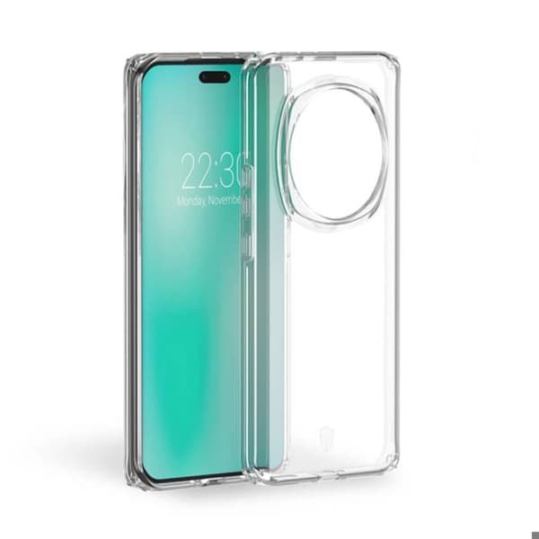 Skal med skydd - FORCE CASE - Honor Magic 6 Pro - Stötsäker - Transparent - Hård Vit