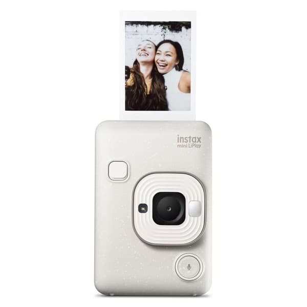 Fujifilm Instax Mini Liplay Instant Camera Vit Vit