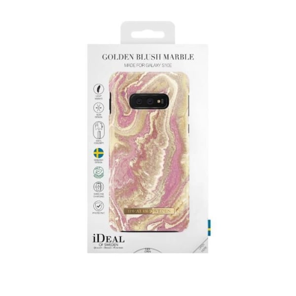 iDeal of Sweden Samsung Galaxy S10e Fashion Back Case Golden Blush Marble
