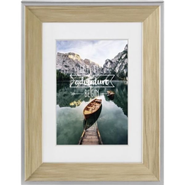 Hama Sierra - Polystyren - Holz - Einzelbilderrahmen - 13 x 13 cm - Nachdenklich - Landschaftsportrait (00175548)