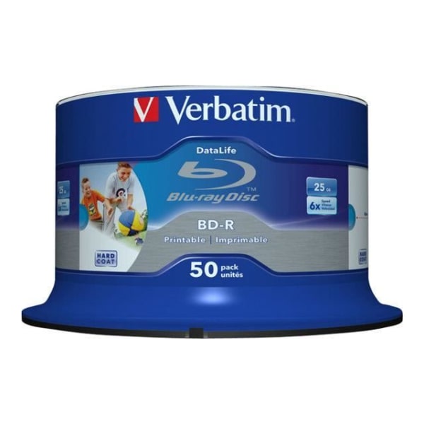 Lot om 50 Blu-ray Disc-R DataLife - VERBATIM - 25 GB 6x - Spindel