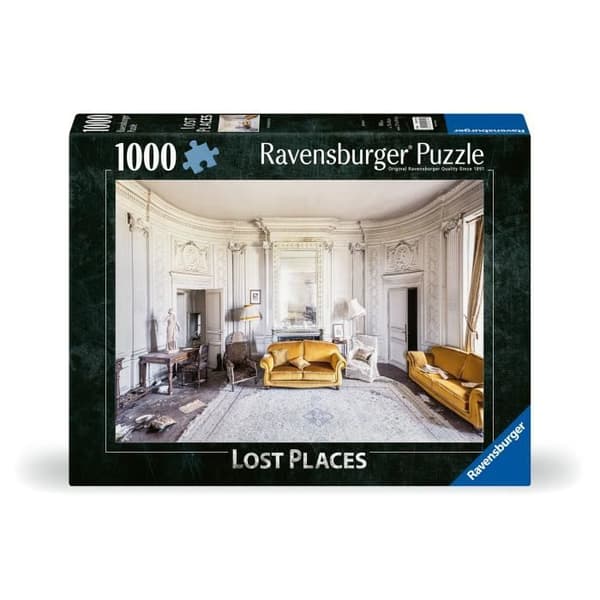 Pussel - RAVENSBURGER - Förlorade Platser - Vit Rum - 1000 bitar - Arkitektur - Interiör