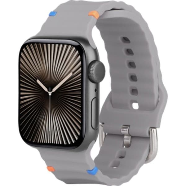 ActiveFlex-armband för Apple Watch 44/45/46/49mm, grå