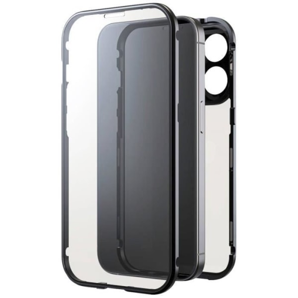 Black Rock 360° glasfodral Apple iPhone 15 Pro svart