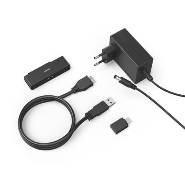 USB-adapter för hårddiskar - 2,5'' och 3,5'' - Plug & Play - Kompatibel med Thunderbolt-3/4 - USB-strömförsörjning