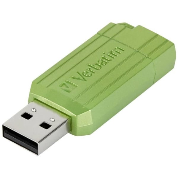 Verbatim USB DRIVE 2.0 PINSTRIPE USB-minne 64 GB Eucalyptus, grön 49964 USB 2.0