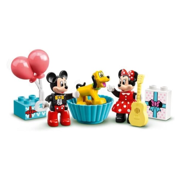 LEGO® 10941 DUPLO Disney Musse och Minnies födelsedag tågleksak för barn från 2 år och uppåt med tåg och minifigurer