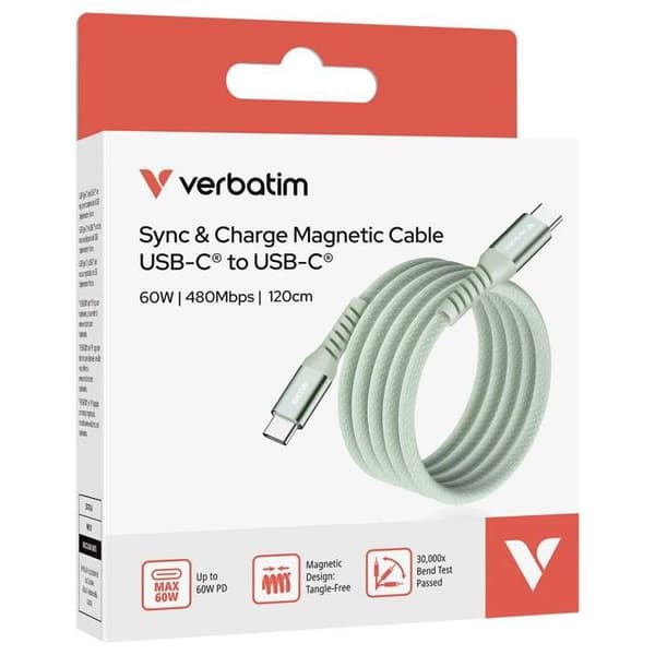 VERBATIM KABEL USB-C/ USB-C 60W VERT