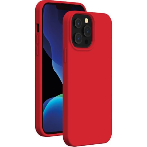 Coque - Bigben - iPhone 13 Pro Max - Silikon - SoftTouch - Röd Röd
