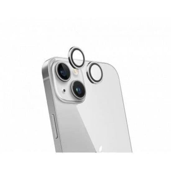 Skyddande Kamera - Force Glass - iPhone 14 / 14 Plus - Härdat glas - Represistent - Lätt att installera