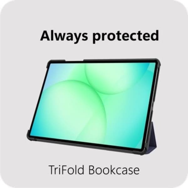 Slimline TriFold skyddsfodral för Samsung Galaxy Tab A11+, blå blå