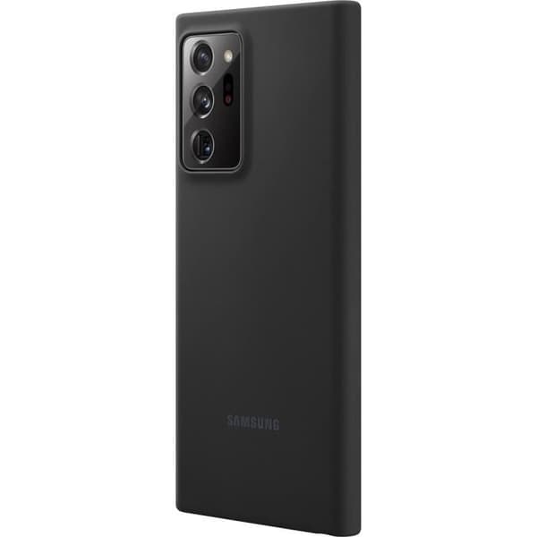 Svart silikonfodral för Note20 Ultra Svart