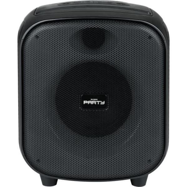 Bluetooth-högtalare - BIGBEN - Kubformat - 200W, Ljuseffekter, USB, Micro-SD, USB-C Li-on batteri Svart