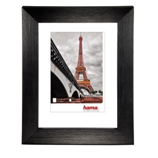 Fotrahållare - Paris - 30x40 cm - Svart plast - Samtidsstil - Rektangulär Svart
