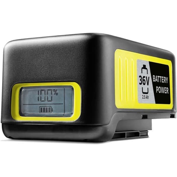 Batteri - KARCHER - Effekt 36V / 2,5 Ah - LCD-skärm - Litiumjon Svart