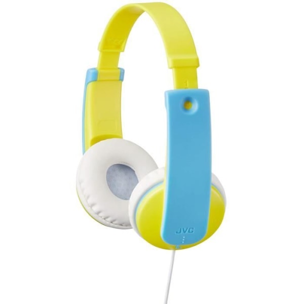 JVC HA-KD7-Y-E Gula och blå Tinyphone-hörlurar för barn