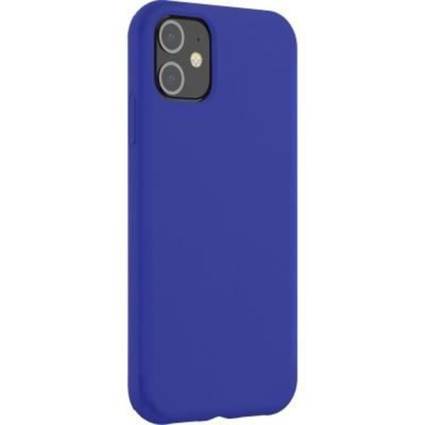 Hårt fodral med blå soft touch finish för iPhone 12 - 12 Pro