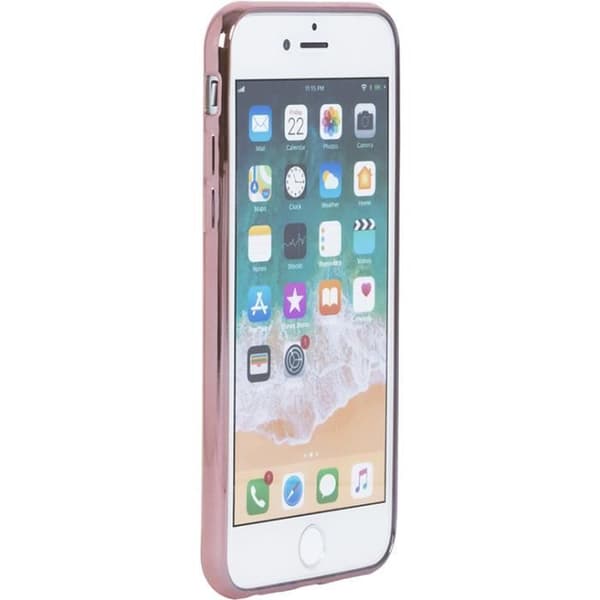 Coque - Rosa - iPhone 6/6S/7/8 - Semi-rigid - Transparent - TPU Ros