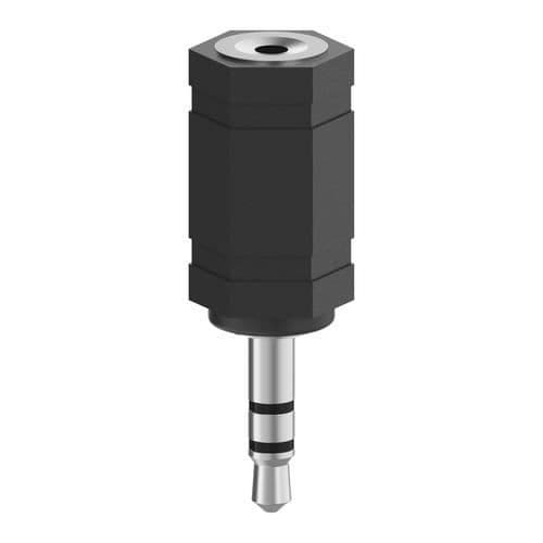 LJUDADAPTER, 3,5MM STEREO MANJACK - 2,5MM STEREO MANJACK