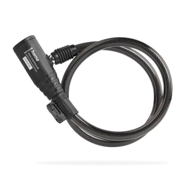 Cykellås kabel, 65 cm, svart