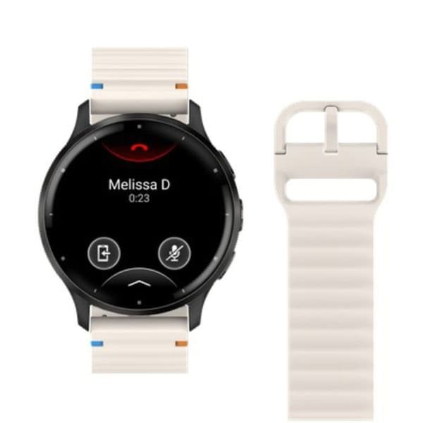 ActiveFlex-armband för Garmin Venu 3/4 (45 mm), elfenben