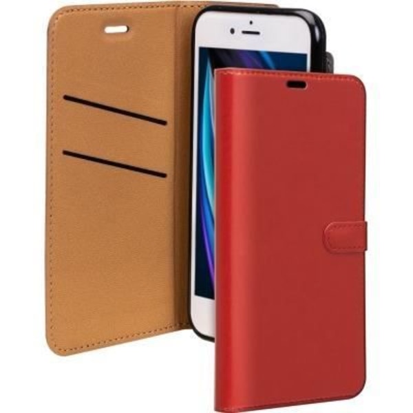 Foliofodral för iPhone 6-7-8-SE20 Plånbok med röd flik