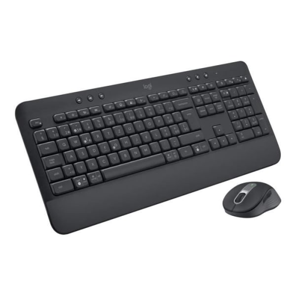 - Logitech - Logitech Signature MK650 Combo for Business - set med tangentbord och mus - QWERTY - Internationellt USA - grafit