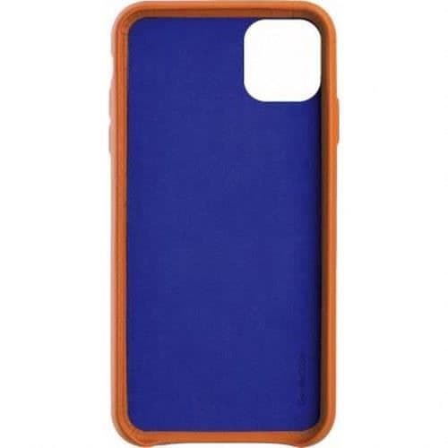 Coque - BEETLECASE - iPhone 11 - Läder av fullkorn - Ökad skydd - Elegant Apelsin