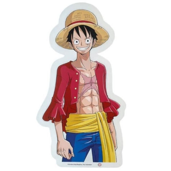 Teknofun One Piece Luffy lampa - röd/blå/gul - 40x1,5x22 cm
