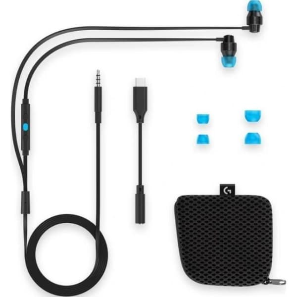 Spelheadset - Logitech - G333 - In-ear - Vit - 3,5 mm minijack, USB-C Vit