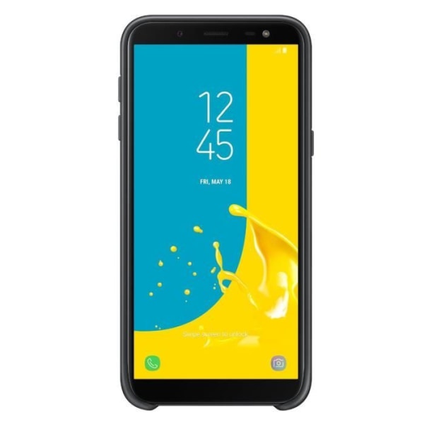 Samsung J6 Dual Protection Case - Sort Svart