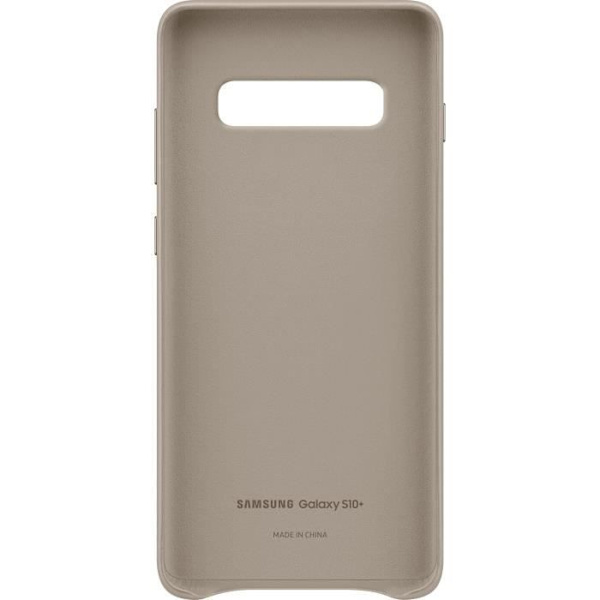 Samsung läderfodral S10+ Grå Grå