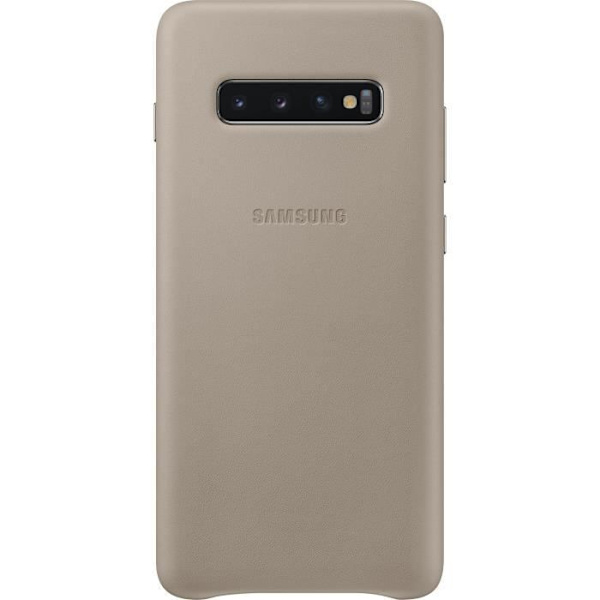 Samsung läderfodral S10+ Grå Grå