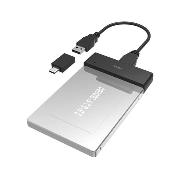 USB-adapter för hårddiskar - 2,5'' och 3,5'' - Plug & Play - Kompatibel med Thunderbolt-3/4 - USB-strömförsörjning