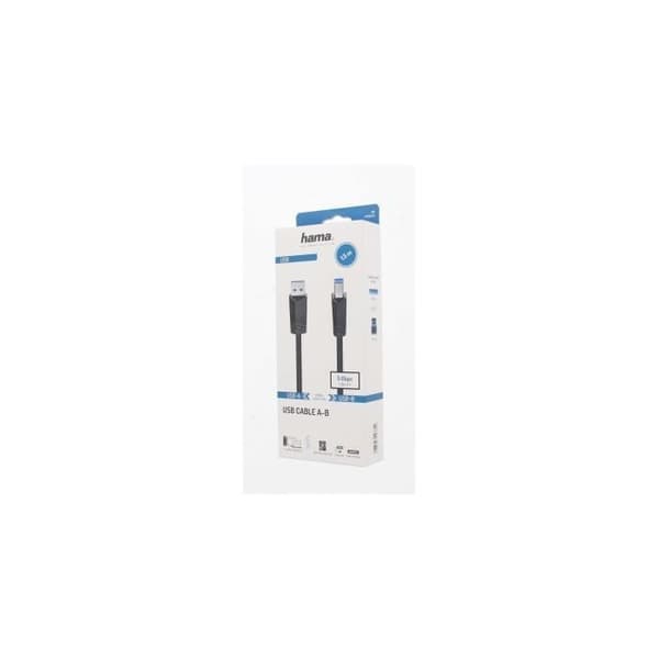 USB-kabel - USB 3.0 - 5 Gbit/s - 1,50 m - Svart