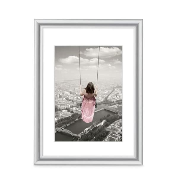 Fotoram - HAMA - Swing - Silver - Plastik - Rektangulär Pengar
