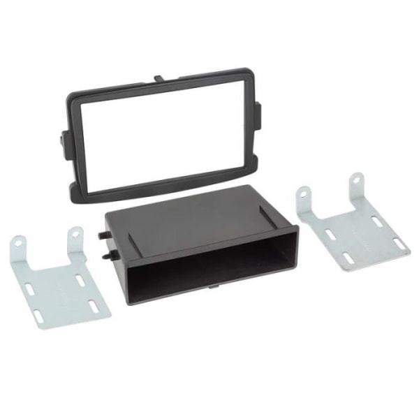 Facia adapter 2-DIN Dacia / Opel / Renault sort