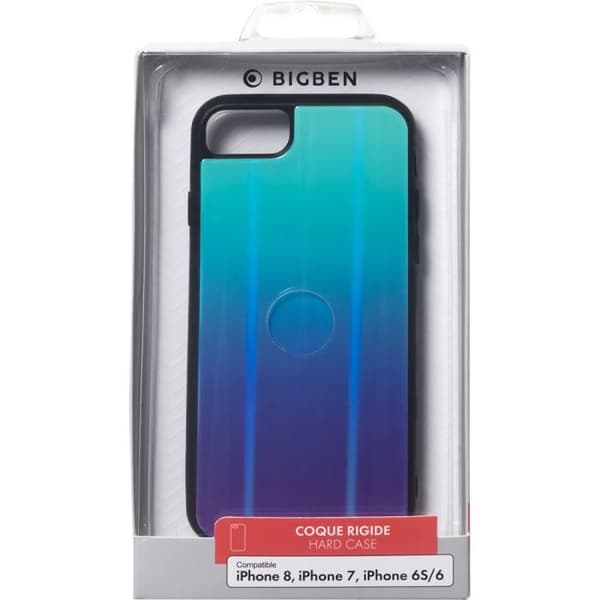Hårdskal - Regnbåge - iPhone 6/6S/7/8 - Blå - Regnbåge - Smartphone skydd Blå