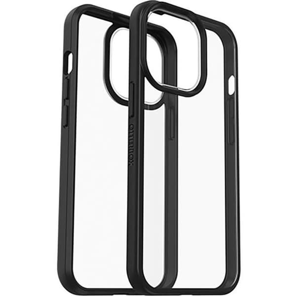 Skal - Otterbox - React - iPhone 13 Pro - Förstärkt - Transparent - Svart Svart